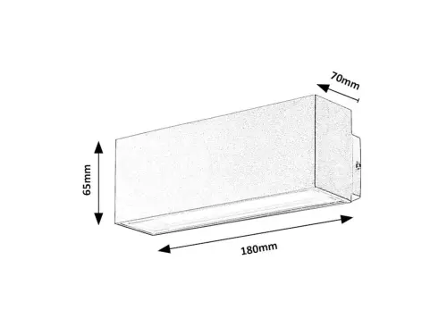 Záhradné svietidlo Rabalux 77076 LED 10W 970lm 4000K 230V IP54